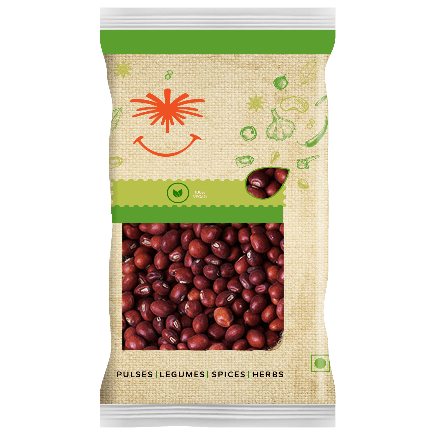 أساس لوبيا احمر هندي 1كجم